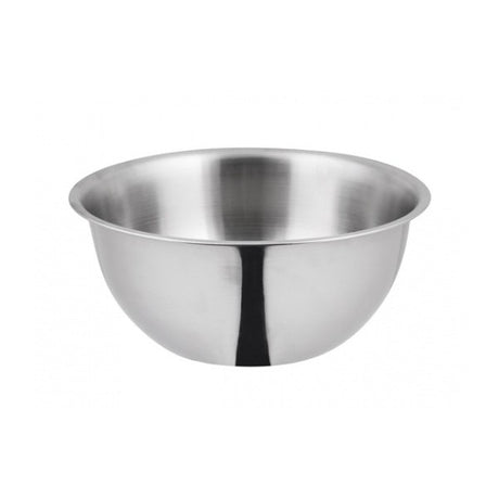 Stainless steel mixing bowl with 5L capacity, 260mm diameter, perfect for cooking and baking.