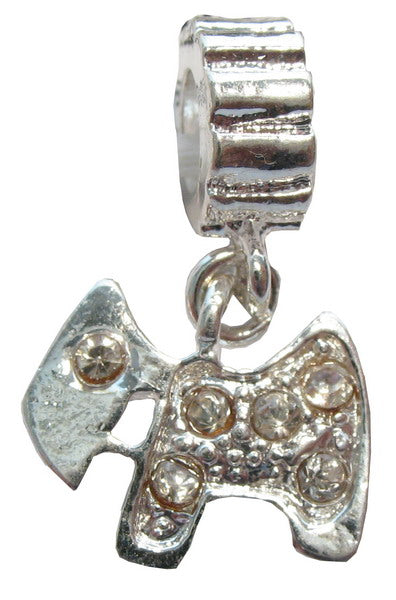 Four sparkling crystal Scotty dog charms designed for 3mm bracelets, perfect for personalizing your jewelry collection.