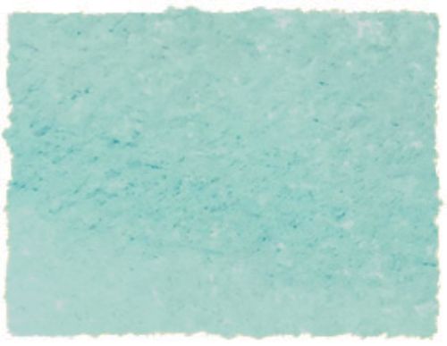 Soft pastel turquoise square, 13x16x45mm, ideal for vibrant art with excellent blending and layering capabilities.