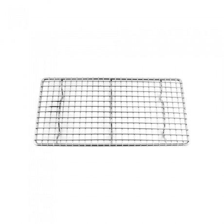 Cooling Rack 12x26cm made of chrome-plated stainless steel, perfect for cooling cakes and pastries efficiently.