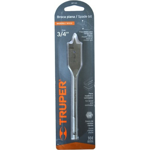 Spade Bit Truper   3/4" 19mm