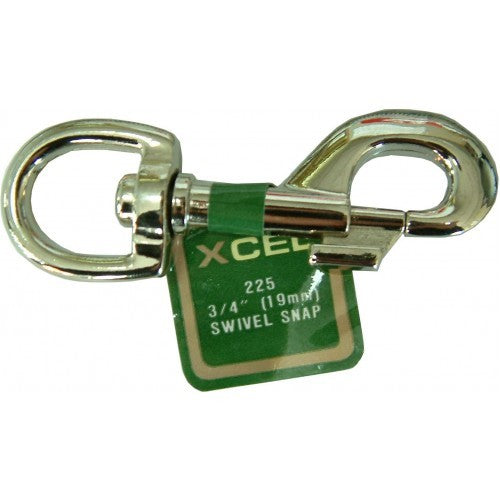 Versatile 16mm snaphook with spring clasp and swivel eye, perfect for pet leads, camping gear, and organizing items.