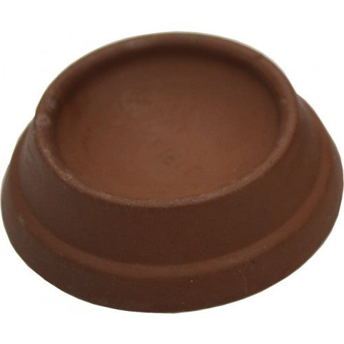 Rubber Cup Castor 65mm, designed to protect floors and stabilize furniture on hard surfaces and carpets, fits 40mm leg sizes.