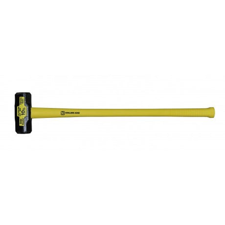 Collins 16lb fiberglass handle sledge hammer for heavy-duty tasks, featuring a durable forged head and reduced splinter risk.