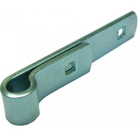 Galvanised 300 x 16mm gate hinge straps for hanging lightweight wooden gates, offering durability and rust protection.