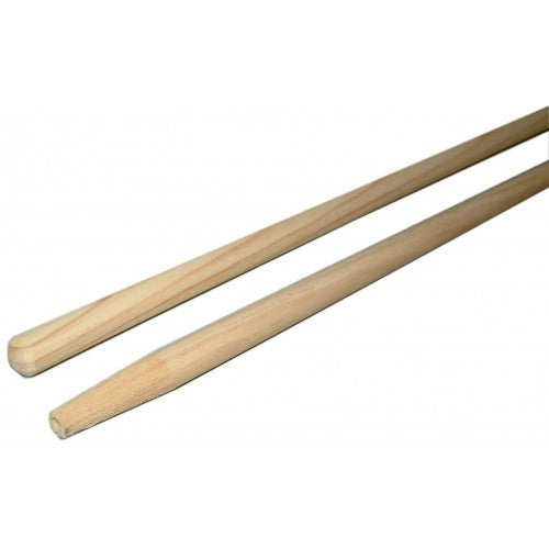 5 ft NZ pine rake handle with chucked end for easy replacements, offering durability and comfort for gardening tasks.