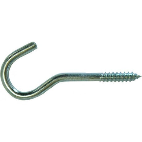 Durable 4-7/16" screw hooks for versatile organization, featuring a robust design for secure hanging of tools and decor.