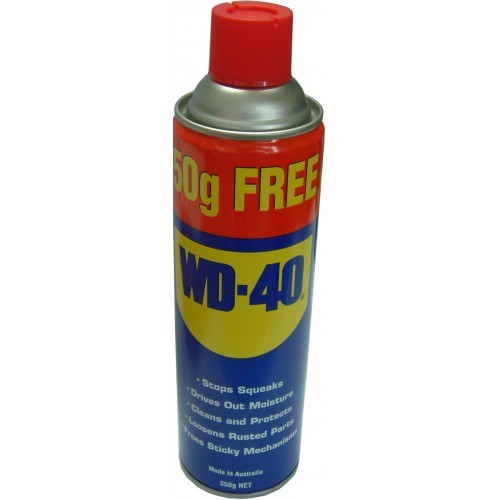 WD-40 Lubricant with Smart Straw, 350gm - versatile spray with precision applicator for rust protection and lubrication.