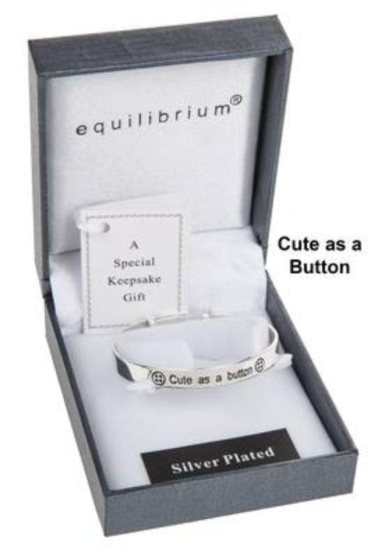 Silver-plated Equilibrium Bracelet featuring adorable charms, perfect for adding elegance and style to any outfit.