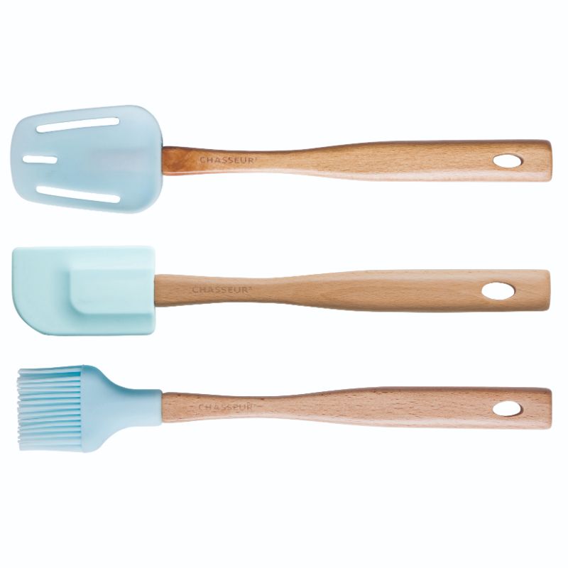 Spatula Brush Spoon Set - Chasseur (Duck Egg Blue)