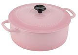 Pastel Cherry Blossom 24cm casserole from Chasseur's Macaron Collection, ideal for stylish cooking and serving.