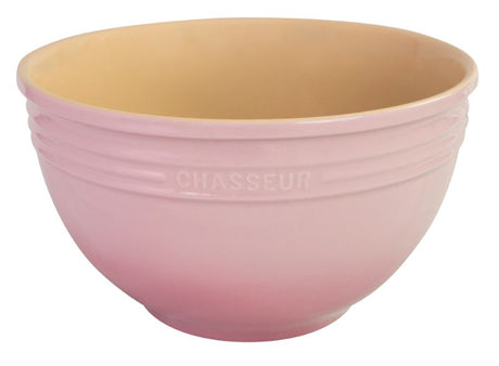 Chasseur Medium 7L Mixing Bowl in Cherry Blossom, perfect for mixing and marinating, crafted from durable, safe stoneware.