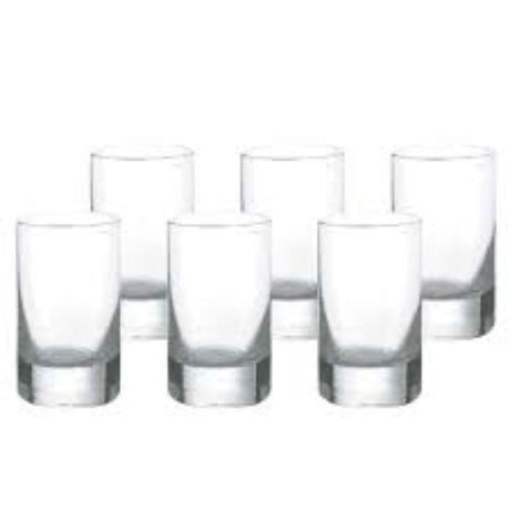 Set of 6 elegant Bohemia Barline 35ml shot glasses, ideal for tequila and whiskey, enhancing any drinking occasion.