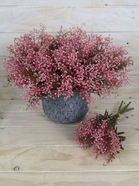 Vibrant orange artificial seed bundle featuring four lifelike seeds, perfect for decor and crafting projects.