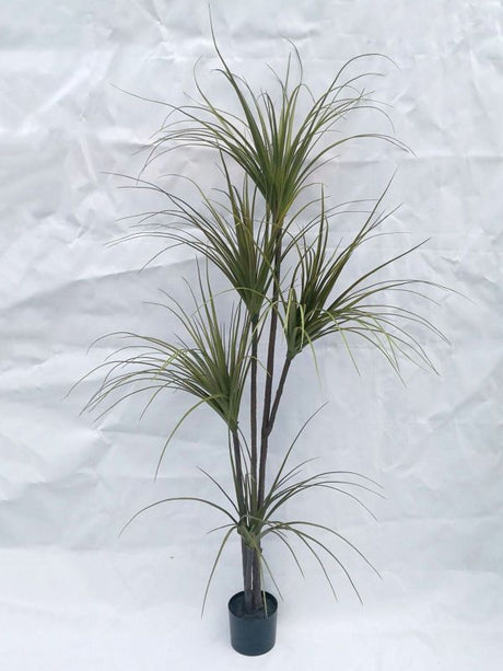 Lifelike 1.95m Artificial Dracaena Plant in a pot, perfect for enhancing indoor decor without maintenance.