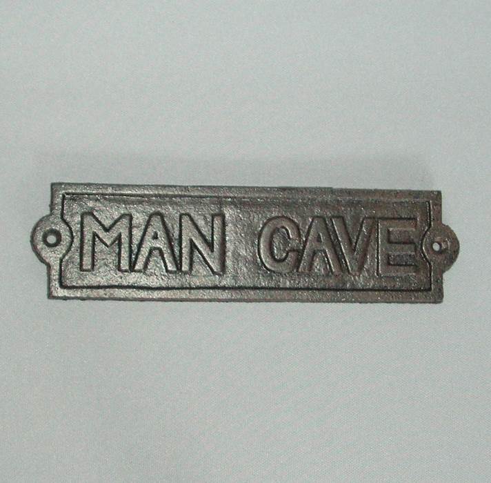 Man Cave Sign - Cast Iron