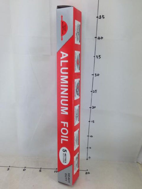 Set of 12 Aluminium Foil rolls, each 5m x 450mm, perfect for cooking, baking, grilling, and food storage.