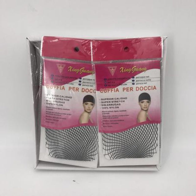 Set of 12 breathable net wig caps for secure wig fit, comfort, and durability, ideal for stylists and everyday wear.
