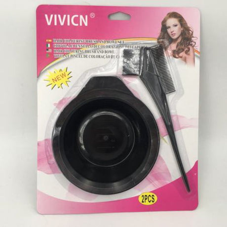 Set of 12 premium hair dye bowls and combs for precise application and mess-free mixing, perfect for salons and DIYers.