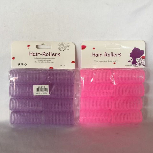Set of 12 packs of 2.5cm hair rollers for creating voluminous, bouncy curls without heat, suitable for all hair types.