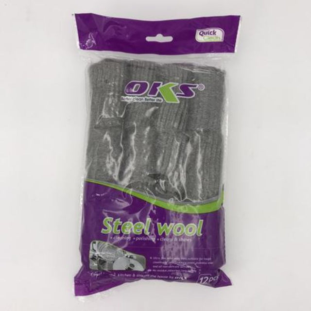 Premium Kitchen Steel Wool (144pcs) perfect for heavy-duty scrubbing of pots, pans, and tough surfaces without damaging kitchenware.
