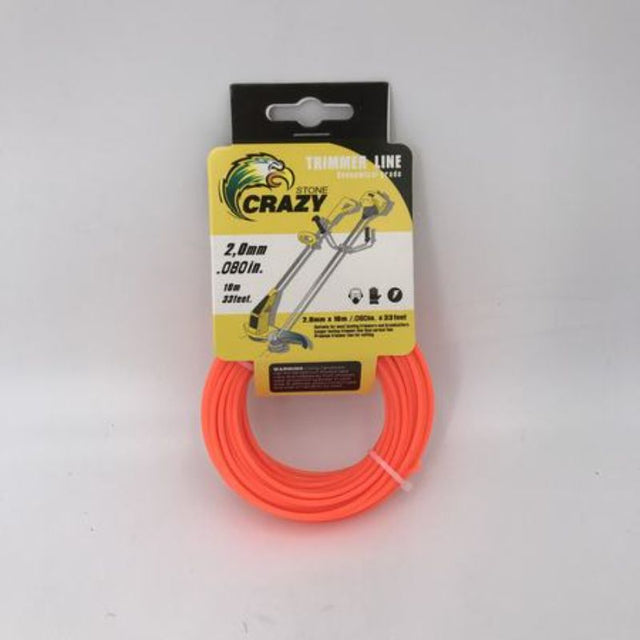 Premium 2.0mm x 10m lawn mower line set of 12, designed for efficient cutting and durability in lawn care tasks.