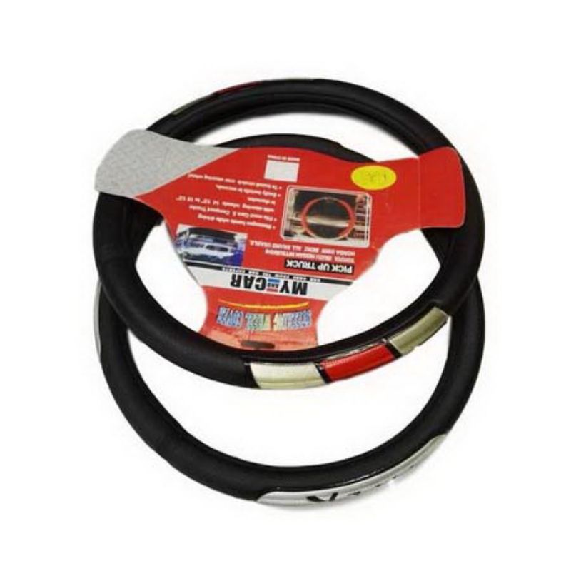 Set of 12 stylish steering wheel covers, enhancing comfort and grip while protecting wheels from wear.