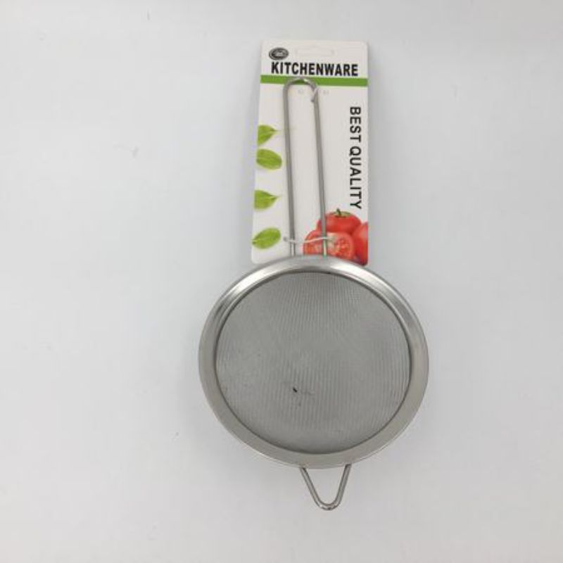 Set of 12 durable 14cm stainless steel kitchen sieves, perfect for straining, sifting, and rinsing ingredients effortlessly.