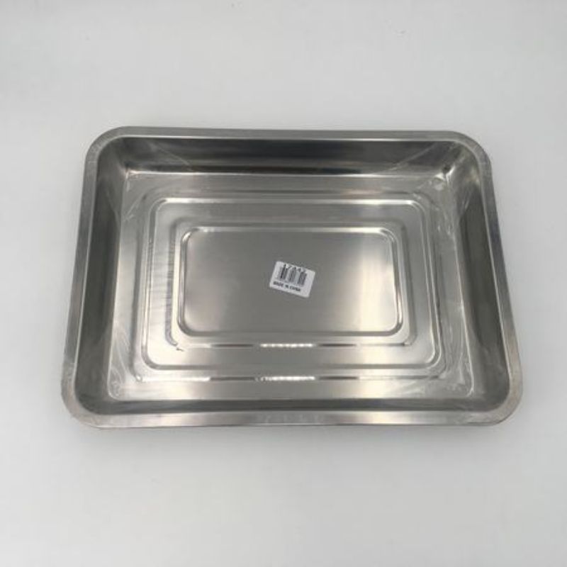 Set of 12 stainless steel plates, 36cm, durable, rust-resistant, perfect for any dining occasion, easy to clean.