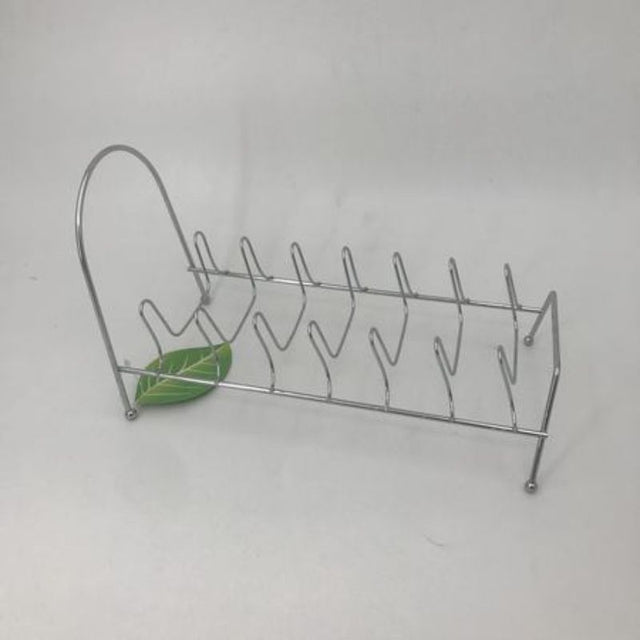 Sturdy set of 12 plates racks for efficient kitchen organization, maximizing storage while keeping dinnerware easily accessible.