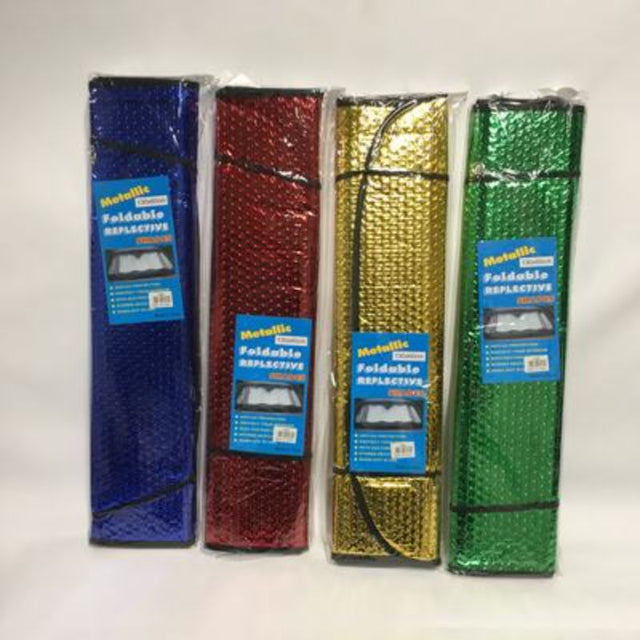 Vibrant set of 12 double-sided sun shades, 130cm, perfect for outdoor gatherings with UV protection and colorful designs.
