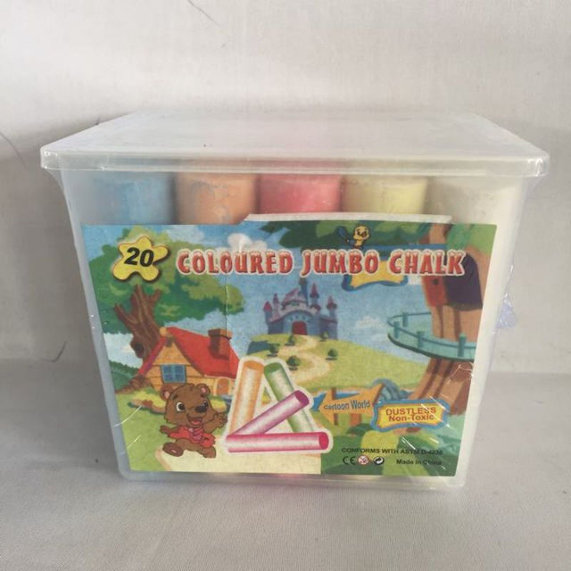 Colorful chalk set of 240 pieces (12 packs) for creative projects, classrooms, and outdoor activities, dustless and durable.