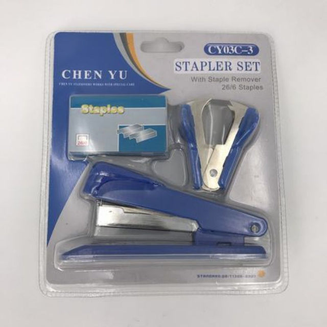 Premium stapler set (12) for efficient office and home organization, featuring durable design and comfortable grip.