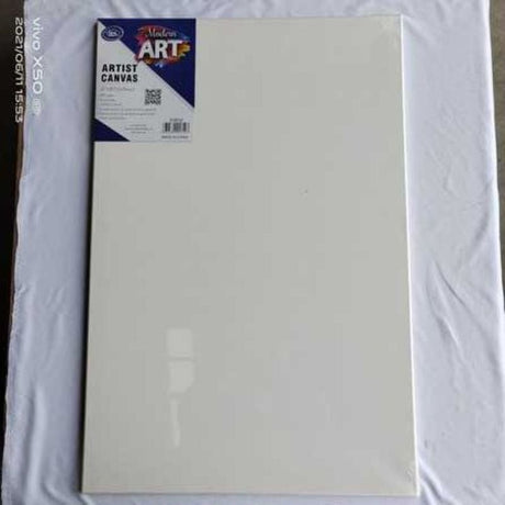 Set of 6 premium artist canvases, 51 x 76CM, ideal for painting with acrylics, oils, or watercolors. Perfect for all skill levels.