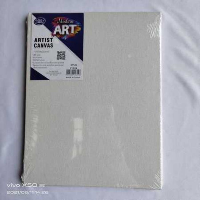 Premium 18 x 22.8CM artist canvas set, 6 packs, ideal for various painting styles, vibrant color retention, and portability.