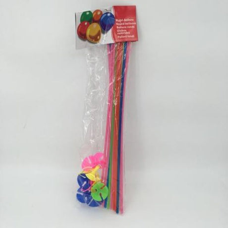 "Set of 12 durable balloon sticks for stylish party decorations, perfect for events like birthdays and weddings."