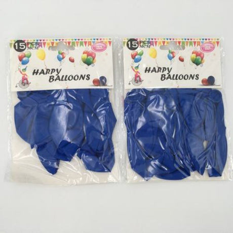 Bright blue 12-inch balloons in a pack of 180, perfect for adding color to any celebration or party decor.