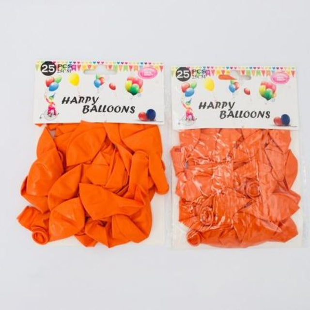 Vibrant orange 10" matte balloons, 300 pcs, perfect for parties and events, durable and easy to inflate.