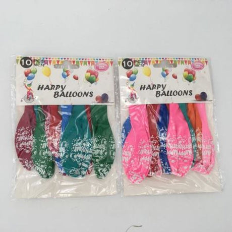Vibrant 12" mix color balloons for birthdays, perfect for decorations and celebrations, durable and versatile for any theme.