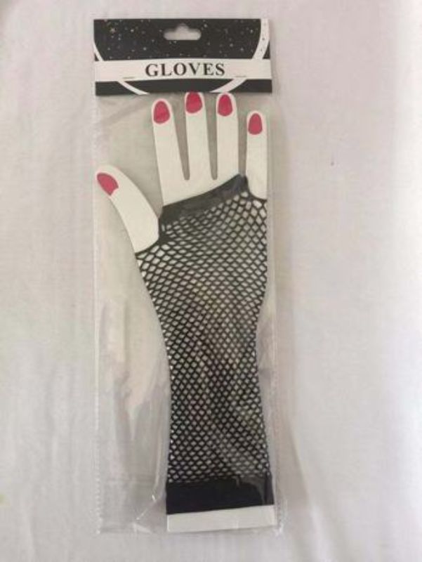 Set of 12 long black party gloves, perfect for elegant events, costume parties, and adding sophistication to any outfit.