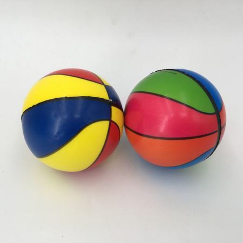 Colorful set of 12 sponge balls (10cm) for safe, fun outdoor games, ideal for parties and enhancing motor skills.