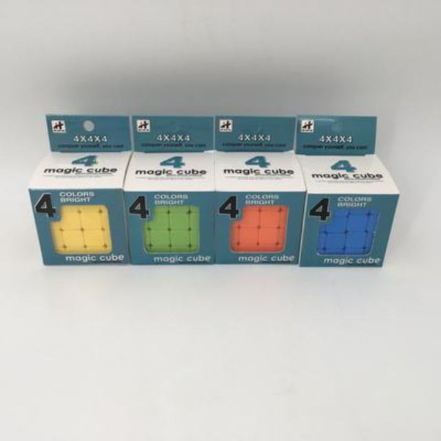 Colorful set of 12 Magic Cubes, 4x4x4cm, designed for creativity, problem-solving, and cognitive skill development.