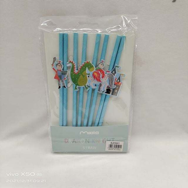 Colorful, durable Knight Straws in 12 packs, perfect for hot or cold drinks, eco-friendly, reusable, and ideal for any occasion.