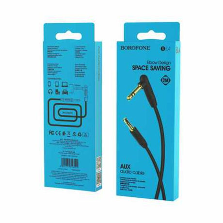 Set of 12 black 2-meter AUX audio cables for seamless high-quality audio connectivity and durability.