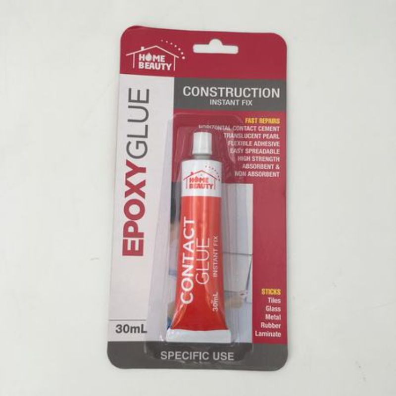Set of 12 bottles of 30ml contact cement, ideal for strong, fast-drying bonds on wood, metal, leather, and fabric.