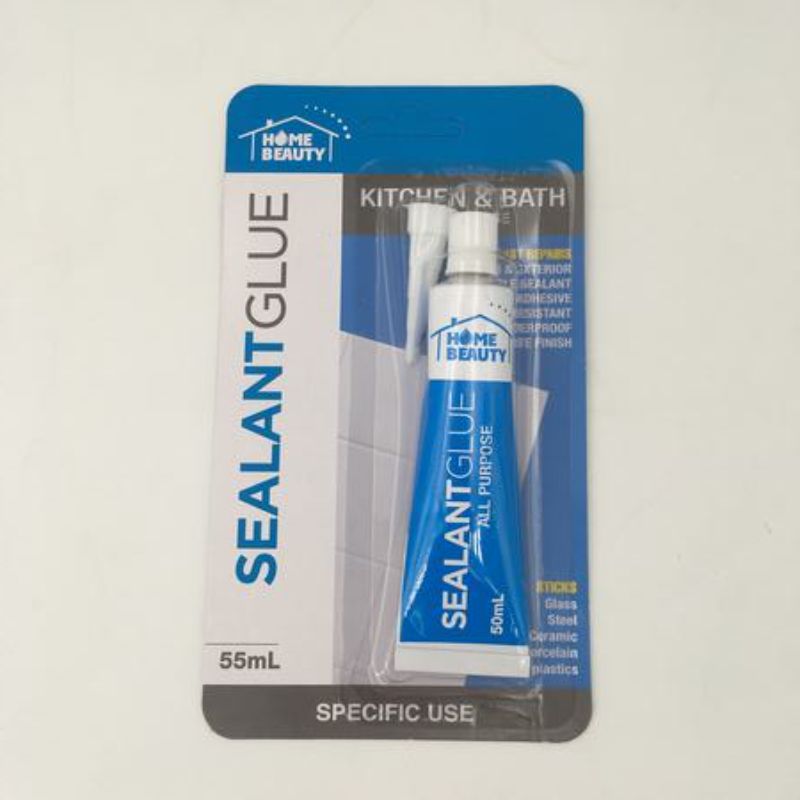 Set of 12 tubes of 55ml Kitchen & Bathroom Silicone, ideal for waterproof sealing and mold resistance in home projects.