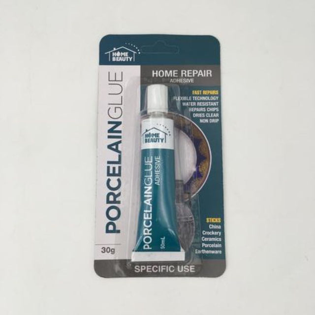 Porcelain Ceramic Fix Glue - 30g (Set of 12), ideal for strong, clear repairs on pottery, ceramics, and antiques.