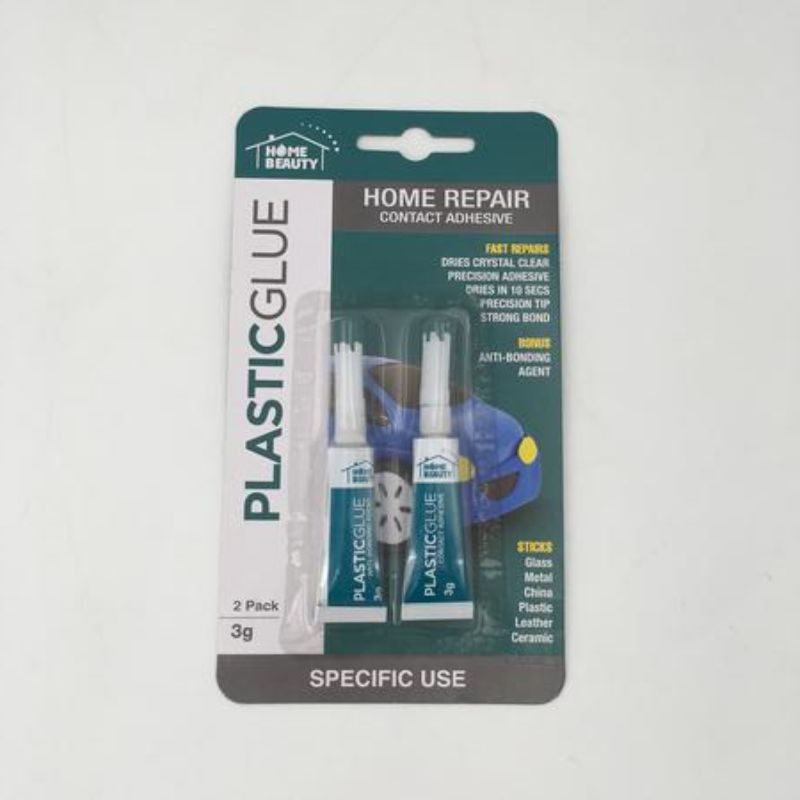 Twelve tubes of Plastic Fix Adhesive for strong, quick, and flexible bonding for DIY and repair projects.