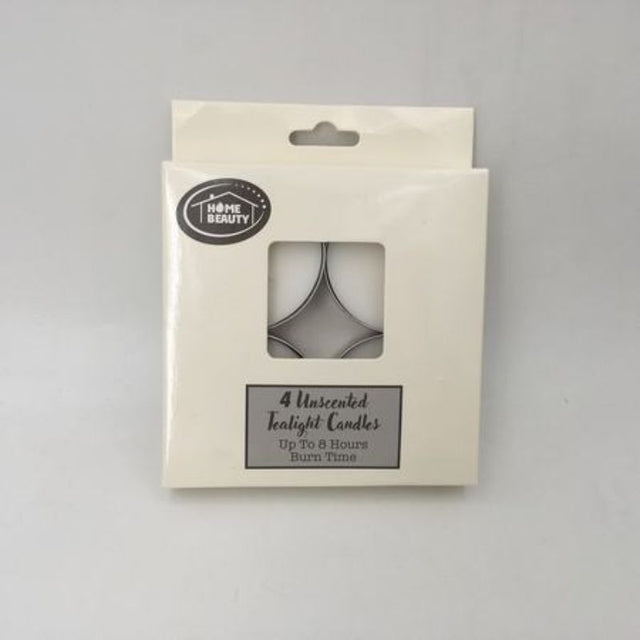Jumbo Tealight set with 48 unscented tealights, perfect for parties and home decor, offering long-lasting ambiance.