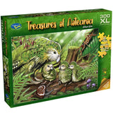 XL Jigsaw Puzzle featuring a colorful Kakapo, perfect for family fun and wildlife education, with 300 pieces and vibrant imagery.